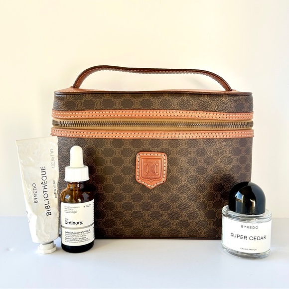 Celine vintage macadam vanity bag - Picture 1 of 12